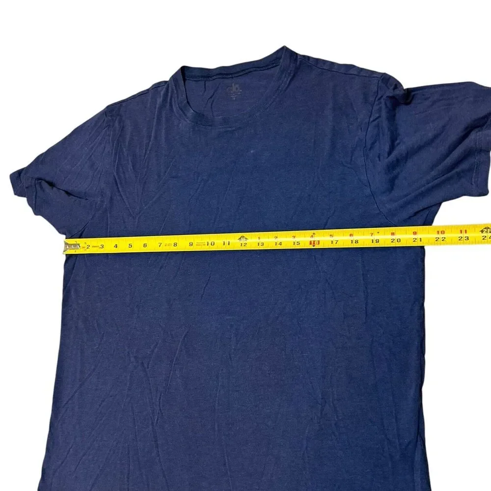 ALO Yoga Short Sleeve Navy Blue Lightweight‎ Workout Shirt sz XL